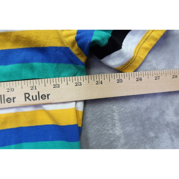 Guess Ringer T Shirt Men's Size L Striped Retro Vintage 90's Y2K Vintage - Picture 9 of 10